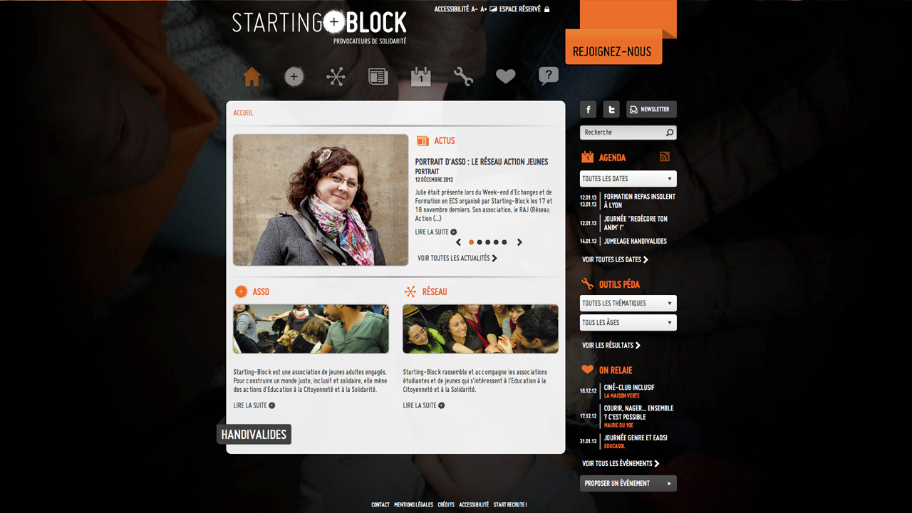 Site Starting-Block